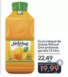 Coop Natural one - suco integral de laranja oferta