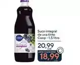 Coop Coop - suco integral de uva tinto oferta