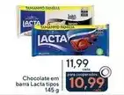 Coop Lacta - chocolate em barra oferta