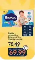 Coop Babysec - fralda descartável ultra hiper tamanhos oferta