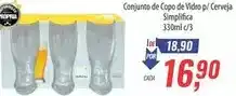 Supermercados BH De - conjunto de copo de vidro p/ cerveja simplifica oferta