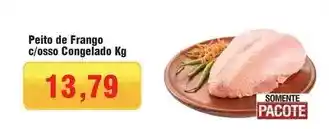 Spani Atacadista De - peito de frango c/osso congelado oferta