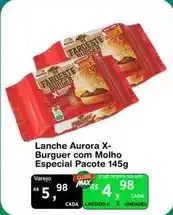 Max Atacadista Lanche - lanche x- burguer com molho especial oferta