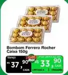 Max Atacadista Ferrero - bombom rocher caixa 150g oferta