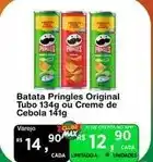 Max Atacadista Pringles - batata original tubo 134g ou creme de cebola oferta