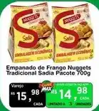 Max Atacadista Sadia - empanado de frango nuggets tradicional pacote oferta