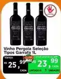 Max Atacadista Seleção - vinho pergola garrafa 1l oferta