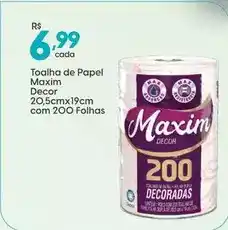 Supper Rissul Decor - toalha de papel maxim oferta