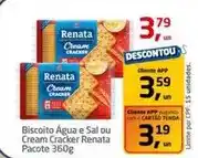 Tenda Atacado Renata - biscoito agua e sal ou cream cracker oferta