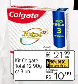 Supermercado Dalben Kit Colgate Total 12 oferta