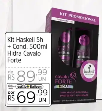 Supermercado Dalben Kit Haskell Sh + Cond. Hidra Cavalo oferta