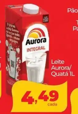 Lopes Supermercados Leite Aurora/ Quatá oferta