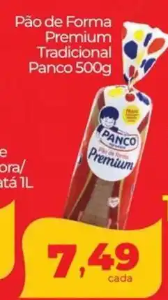 Lopes Supermercados Pão de Forma Premium Tradicional Panco oferta