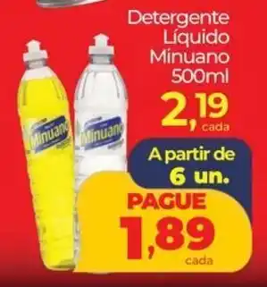 Lopes Supermercados Detergente Líquido Minuano oferta