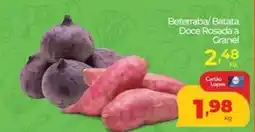 Lopes Supermercados Beterraba/Batata Doce Rosada a Granel oferta