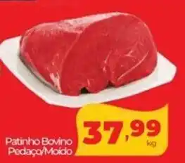 Lopes Supermercados Patinho Bovino Pedaço/Moido oferta