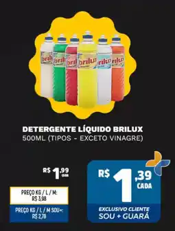 Supermercado Guará Detergente líquido brilux oferta