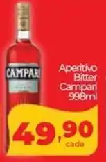 Lopes Supermercados Aperitivo Bitter Campari oferta