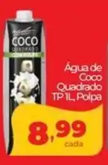 Lopes Supermercados Água de Coco Quadrado oferta