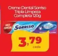 Lopes Supermercados Creme Dental Sorriso Tripla Limpeza Completa oferta