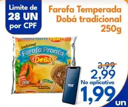 Supermercados Baklizi Farofa Temperada Dobá tradicional oferta