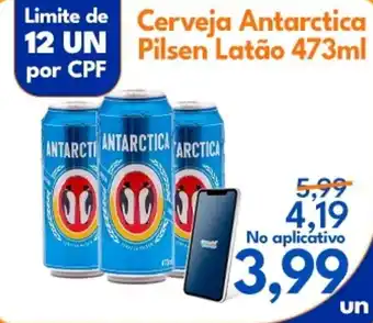 Supermercados Baklizi Cerveja Antarctica Pilsen Latão oferta