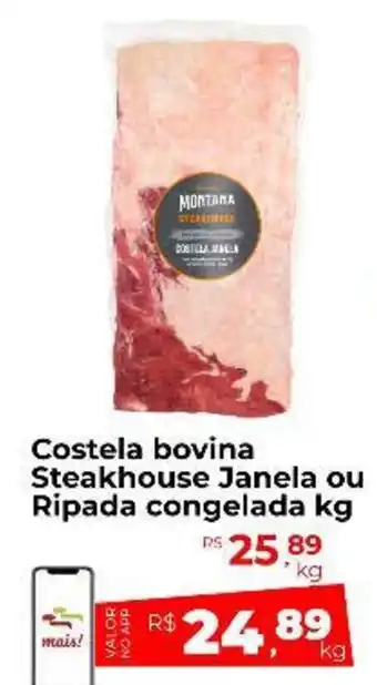 Peruzzo Costela bovina Steakhouse Janela ou Ripada congelada oferta