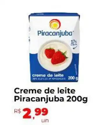 Peruzzo Creme de leite Piracanjuba oferta