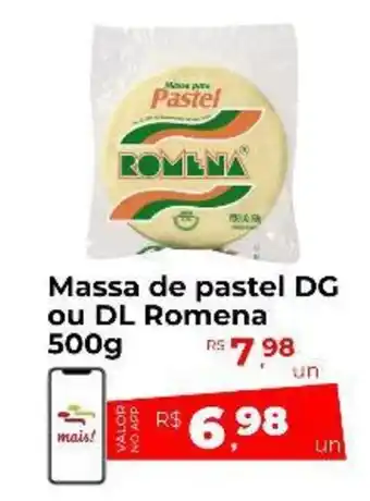 Peruzzo Massa de pastel DG ou DL Romena oferta