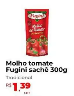 Peruzzo Molho tomate Fugini sachê Tradicional oferta