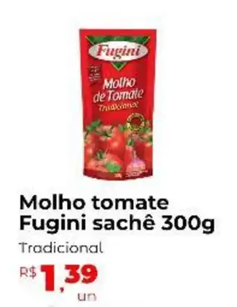 Peruzzo Molho tomate Fugini sachê Tradicional oferta