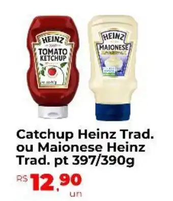 Peruzzo Catchup Heinz Trad. ou Maionese Heinz Trad. pt oferta