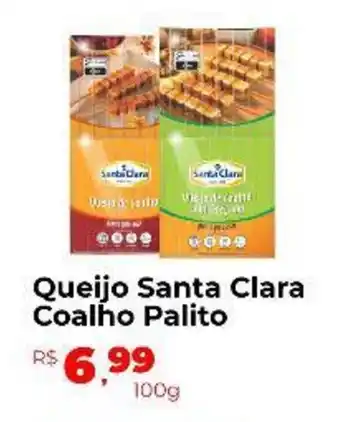 Peruzzo Queijo Santa Clara Coalho Palito oferta