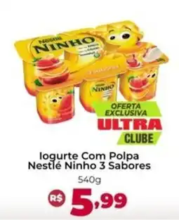 Ultrabox logurte Com Polpa Nestlé Ninho 3 Sabores oferta