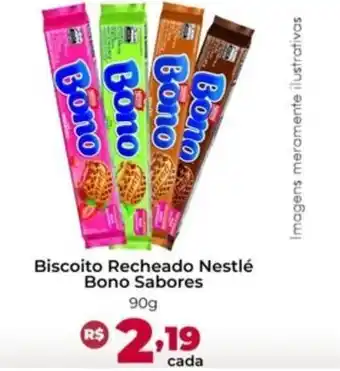 Ultrabox Biscoito Recheado Nestlé Bono Sabores oferta