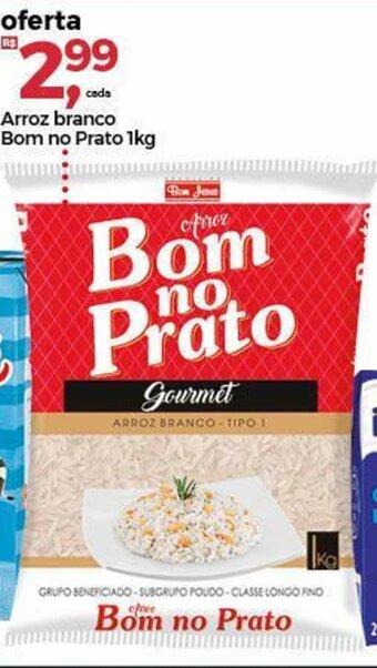 Arroz branco bom no Prato 1kg