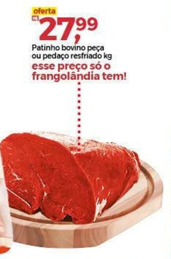 Patinho bovino peca ou pedaco resfriado 1kg