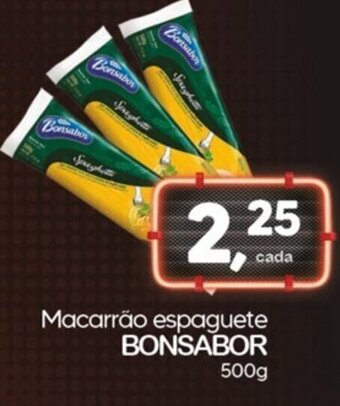 Cometa Supermercados Macarrao espaguete Bonsabor 500g oferta