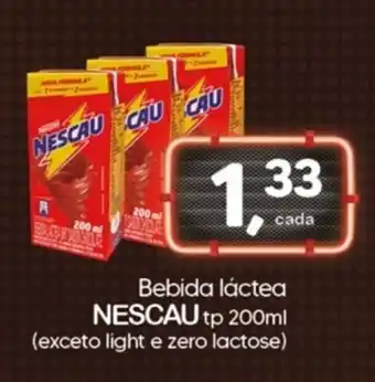 Cometa Supermercados Bebida Lactea Nescau 200ml oferta