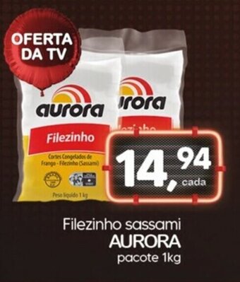 Cometa Supermercados Filezinho sassami Aurora 1kg oferta