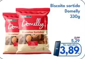 Supermercados Baklizi Biscoitos Sortidos Domelly oferta