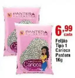 Veran Supermercados Feijão Tipo 1 Carioca Pantera oferta