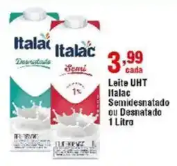 Veran Supermercados Leite UHT Italac Semidesnatado ou Desnatado oferta