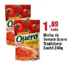 Veran Supermercados Molho de Tomate Quero Tradicional Sachê oferta