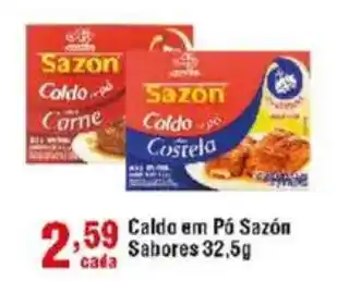 Veran Supermercados Caldo em Pó Sazón Sabores oferta