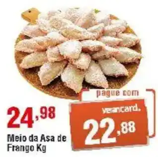 Veran Supermercados Meio da Asa de Frango oferta