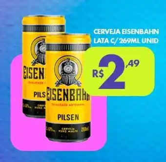 Lourencini Supermercados Cerveja eisenbahn lata oferta