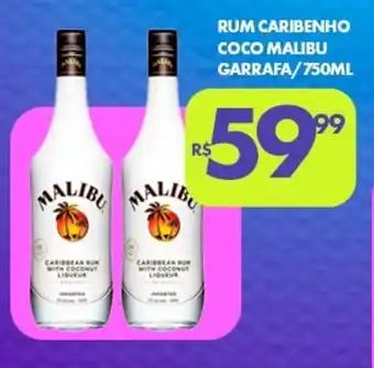 Lourencini Supermercados Rum caribenho coco malibu garrafa/ oferta