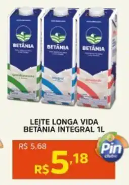 Pinheiro Supermercado Leite longa vida betania integral oferta