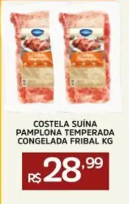 Pinheiro Supermercado Costela suína pamplona temperada congelada fribal oferta